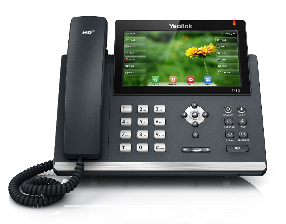 Yealink SIP-T48G - это корпоративный телефон нового поколения, отличающийся ультра- элегантным бизнес-дизайном и продвинутыми техническими характеристиками.