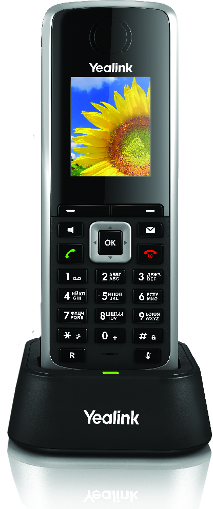 W52H - дополнительная трубка для комплекта (базовая станция + трубка) SIP-телефона Yealink W52P.